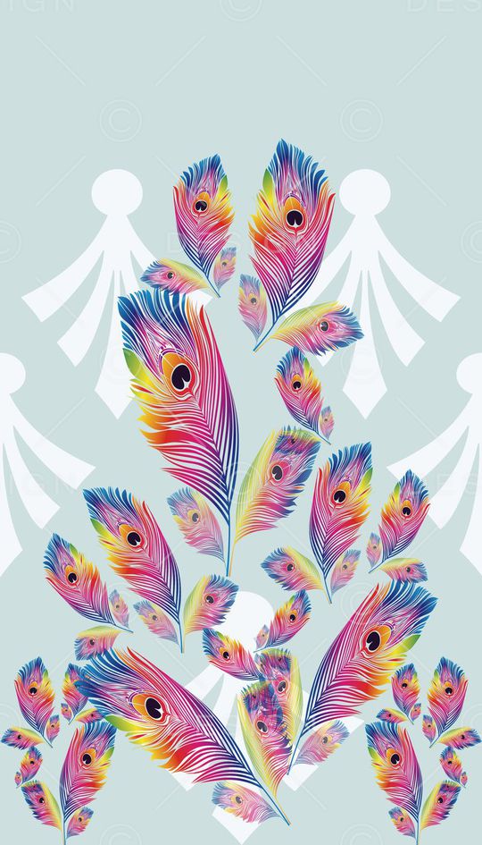 定位花型印花花型图片