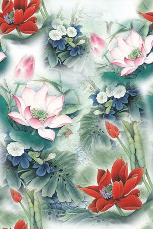 面料花印花花型图片