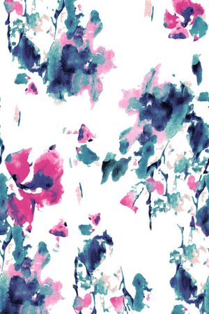 水墨印花花型图片