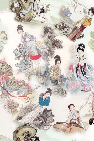 此花型为1/2跳接印花花型图片
