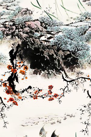 水乡印花花型图片
