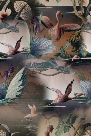天鹅印花花型图片