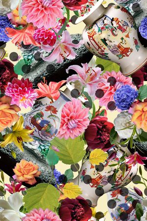 花朵印花花型图片