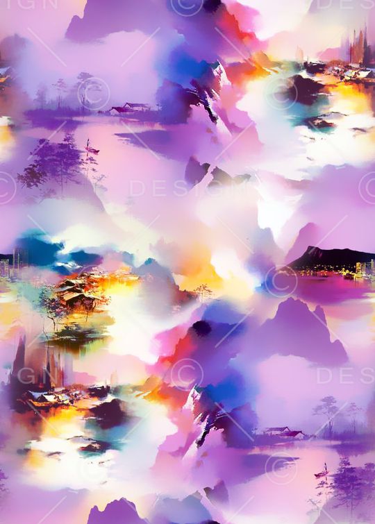 建筑印花花型图片