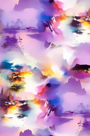建筑印花花型图片