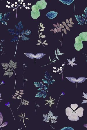 叶子印花花型图片