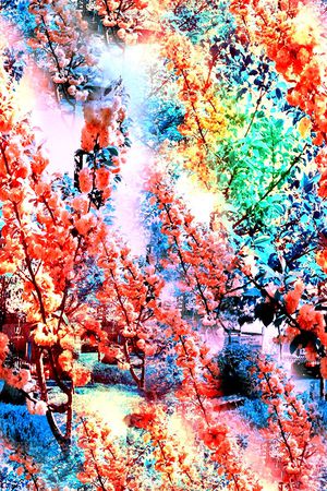 小碎花印花花型图片