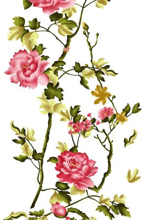小碎花印花花型图片