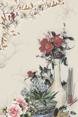 花卉印花花型图片