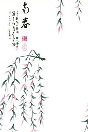 中国风印花花型图片