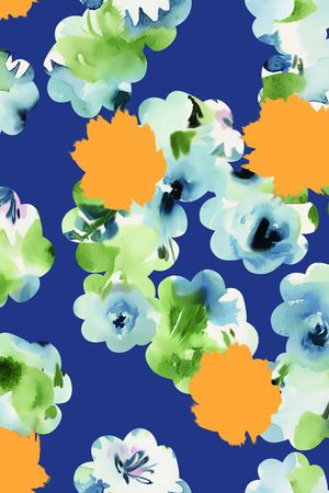 花卉印花花型图片