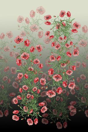 花朵印花花型图片