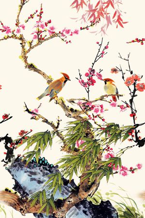 定位花印花花型图片