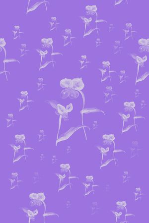 小碎花印花花型图片