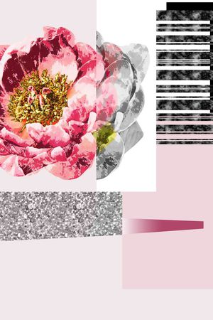 大花印花花型图片