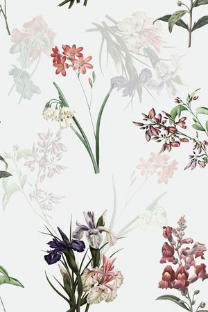 花卉印花花型图片