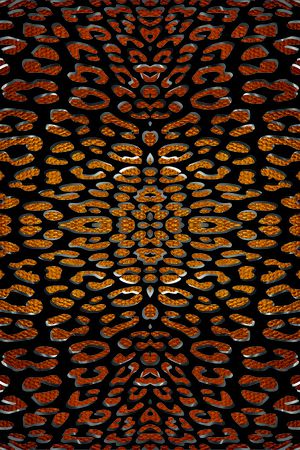 leopard印花花型图片
