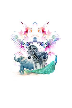 动物印花花型图片
