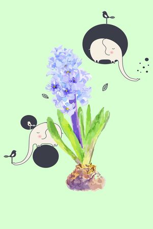 独幅印花花型图片