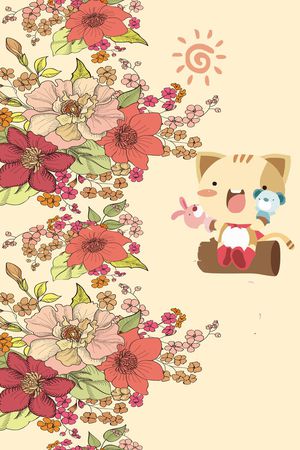 童装印花花型图片