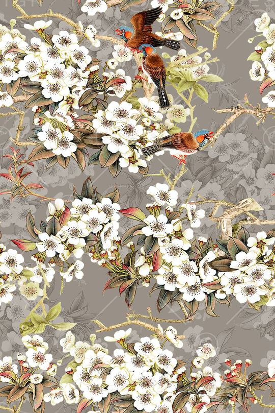花卉印花花型图片