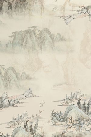 松树印花花型图片