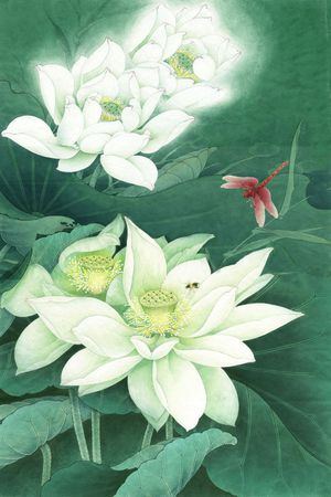 清新印花花型图片