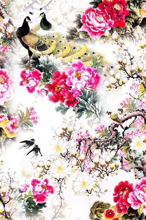 民族风印花花型图片