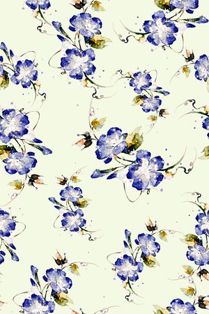 花卉印花花型图片