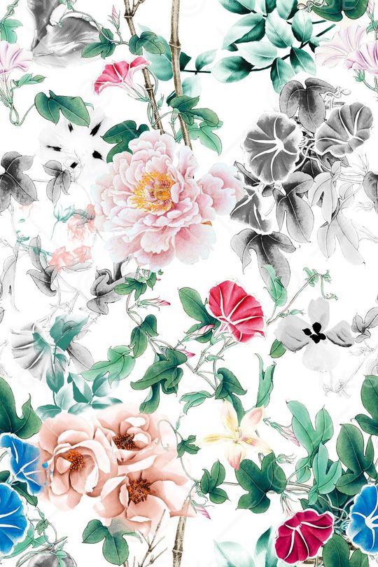 花朵印花花型图片