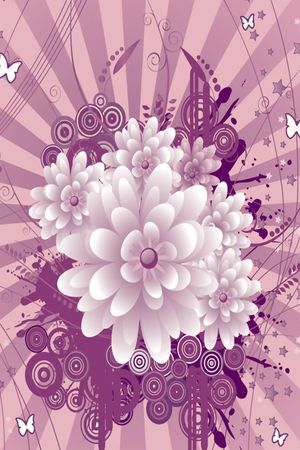 花朵印花花型图片