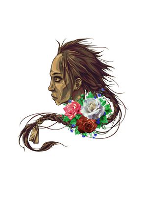 人物印花花型图片