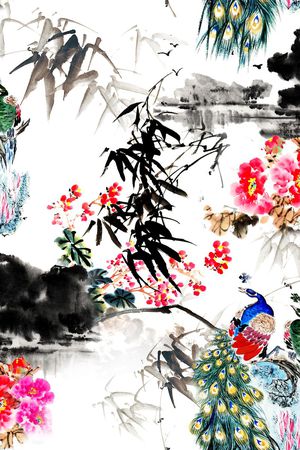 民族风印花花型图片