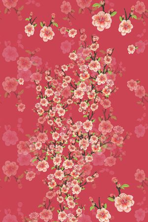 定位花印花花型图片