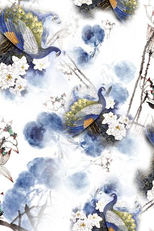 民族风印花花型图片