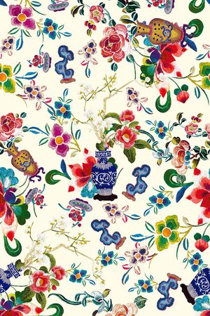 花朵印花花型图片