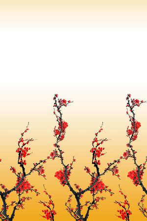 梅花印花花型图片