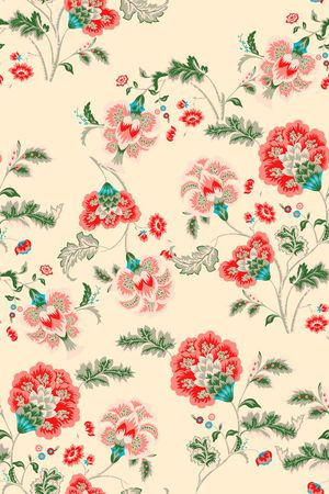 花卉印花花型图片