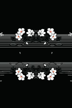 国画印花花型图片