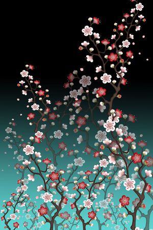 植物花卉印花花型图片