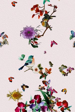 面料花印花花型图片