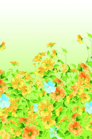 小碎花印花花型图片