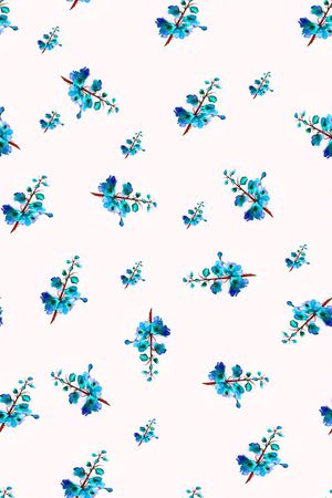 兰花印花花型图片