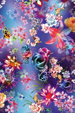 花朵印花花型图片