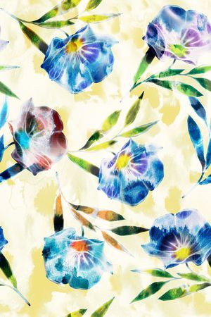 浪漫印花花型图片