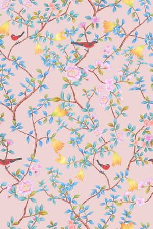 中国风印花花型图片