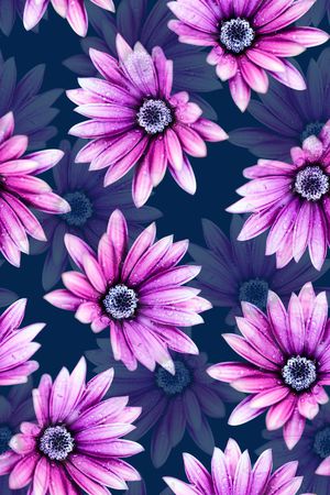 时尚潮流女装裙子服装花卉数码印花印花花型图片