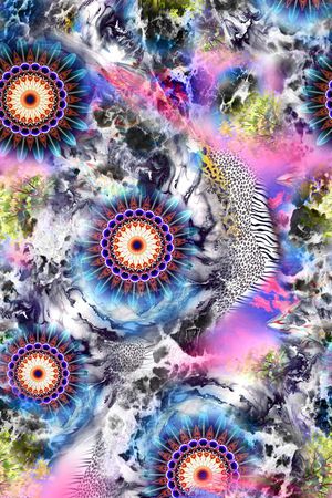 数码印花花型图片