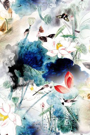 民族风印花花型图片