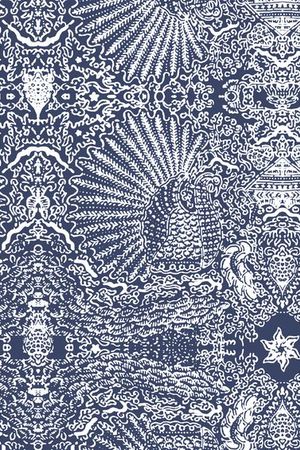 孔雀印花花型图片